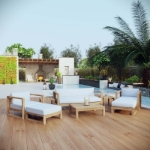 Picture of 3Pc, 4Pc, 5Pc, 6Pc Or 8Pc Outdoor Wooden Set in Natural White
