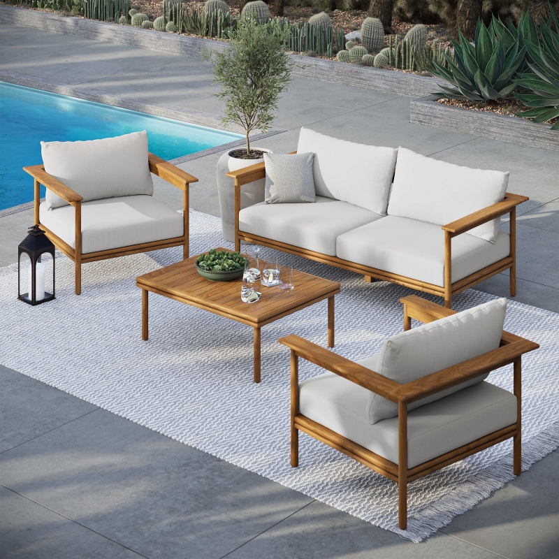 Picture of 2Pc, 4Pc Or 6Pc Outdoor Wooden Set