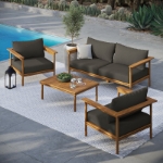 Picture of 2Pc, 4Pc Or 6Pc Outdoor Wooden Set
