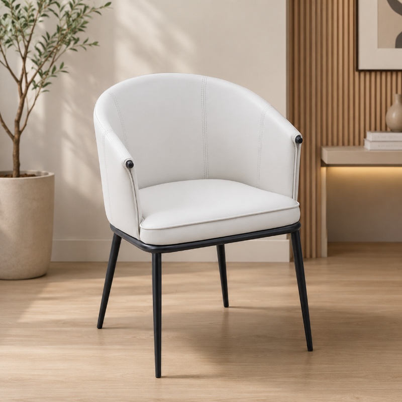 Picture of Dining Chair – Pearl/ Matte Black