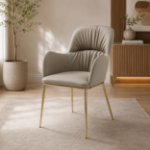Picture of Leather Armchair Light Grey