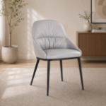 Picture of Leather Chair in Pewter/Charcoal Grey