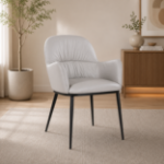 Picture of Leather Armchair in Pewter/Charcoal Grey