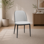 Picture of Dining Side Chair with Upholstered Seat and Powder-Coated Steel Frame