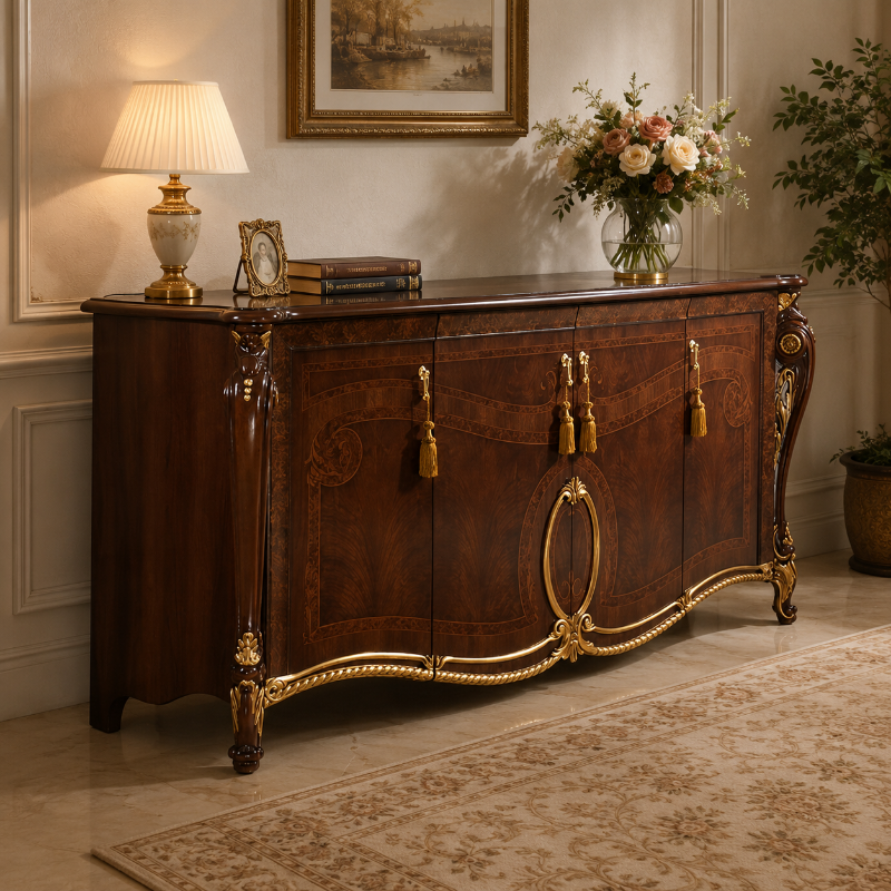 Picture of 82" x 40" Inch 4 Door Buffet