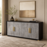 Picture of Dark Oak and Gray Buffet