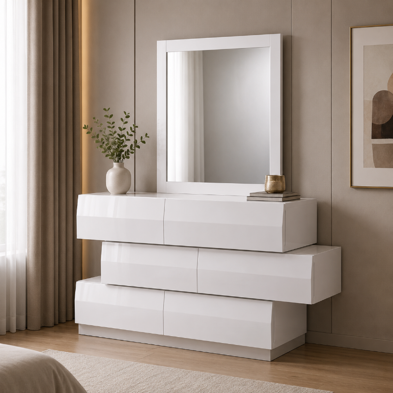 Picture of Dresser and Mirror