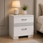 Picture of Wood, Acrylic Night Stand