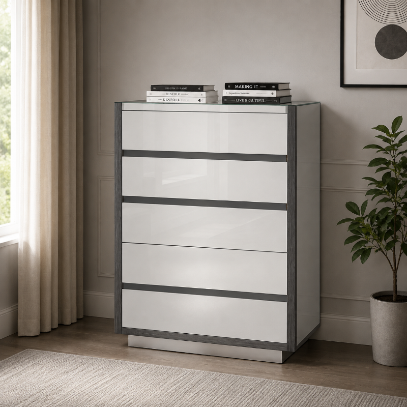 Picture of 36"W x 54"H 5 Drawer Chest