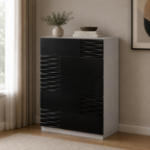 Picture of 30.1"L x 43.3"H Black Grey Chest