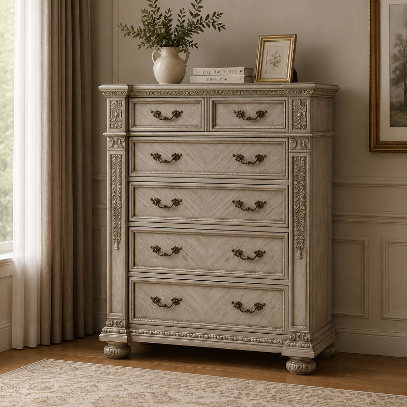 Picture of 42" Gold Silver Champagne or Cherry Chest