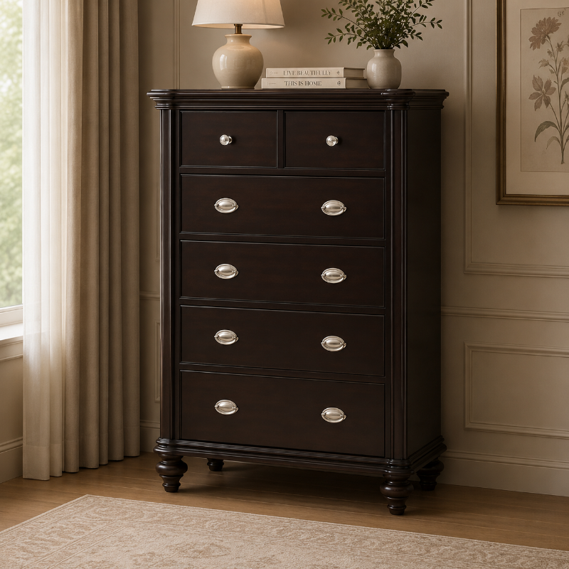 Picture of 41"L x 54.5"H Cherry  Chest
