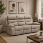 Picture of Genuine Leather Reclining Sofa