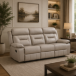 Picture of Genuine Leather Reclining Sofa