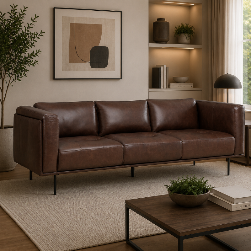 Picture of GENUINE LEATHER SOFA