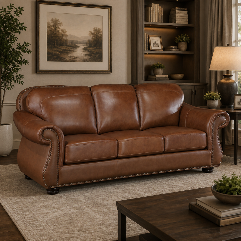 Picture of Genuine Leather Sofa