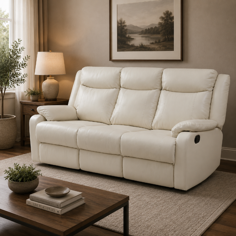 Picture of Leather Reclining Sofa