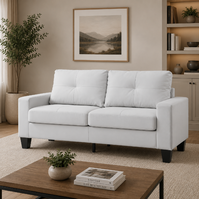 Picture of Faux Leather Sofa