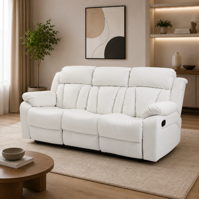 Picture of Leather Reclining Sofa