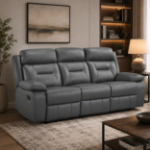 Picture of Genuine Leather Reclining Sofa