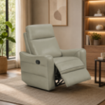 Picture of Genuine Leather Grey Chair