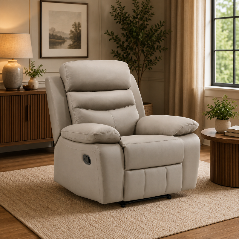 Picture of Genuine Leather Reclining Chair