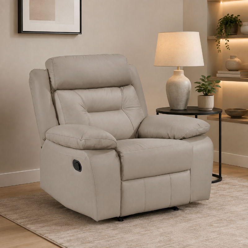 Picture of Genuine Leather Reclining Chair