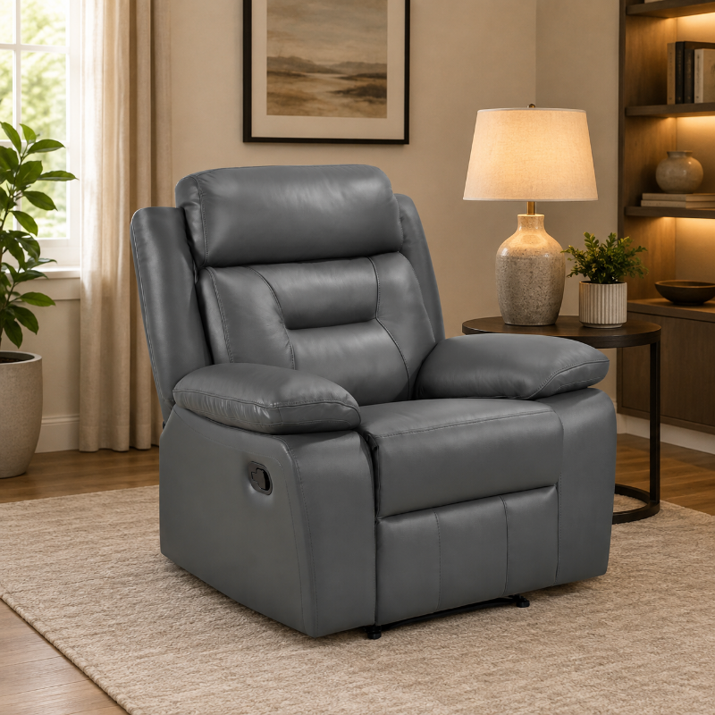 Picture of Genuine Leather Reclining Chair