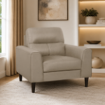 Picture of Genuine Leather Latte Chair