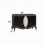 Picture of 50"L X 21"W Walnut Finish Wood Veneer Console Cabinet