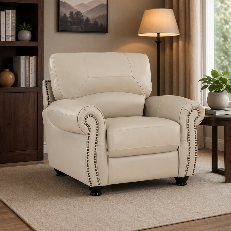 Picture of GENUINE LEATHER CHAIR
