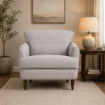 Picture of Genuine leather stationary Chair