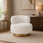Picture of 360-degree White Swivel Chair