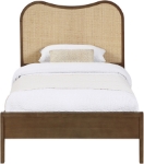 Picture of 39" Solid Wood Brown Finish Bed