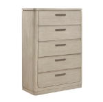 Picture of 40" x 18" x 56.5"H - Light Gray Natural Finish Five-Drawer Chest