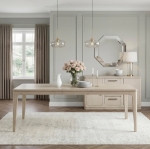 Picture of 68"-86" Extendable Dining Table Light Gray Natural Finish