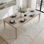 Picture of 68"-86" Extendable Dining Table Light Gray Natural Finish