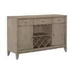 Picture of 56" x 17" x 36.25"H Oak Veneer Light Gray Finish Server/Buffet