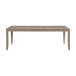 Picture of 68" - 86" Extendable Dining Table Oak Veneer Light Gray Finish