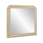 Picture of Premium oak veneers and wood light brown finish natural grain Dresser and Mirror