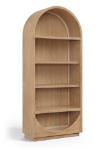 Picture of 36"W x 16"D x 84"H - Bookcase / Display Cabinet in Natural, Brown and Black Finish