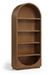 Picture of 36"W x 16"D x 84"H - Bookcase / Display Cabinet in Natural, Brown and Black Finish