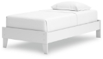 Picture of White Twin Platform Bed