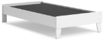Picture of White Twin Platform Bed