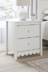 Picture of White Two Drawer Night Stand