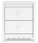 Picture of White Two Drawer Night Stand