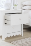 Picture of White Two Drawer Night Stand
