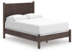 Picture of Brown Full Panel Bed and Platform Bed