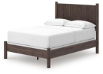 Picture of Brown Full Panel Bed and Platform Bed
