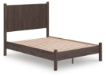 Picture of Brown Full Panel Bed and Platform Bed